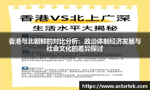 香港与北朝鲜的对比分析：政治体制经济发展与社会文化的差异探讨